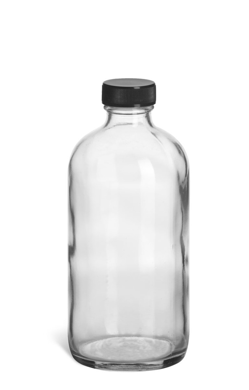 Clear Glass Bottle for Beverages, 8 oz | Specialty Bottle