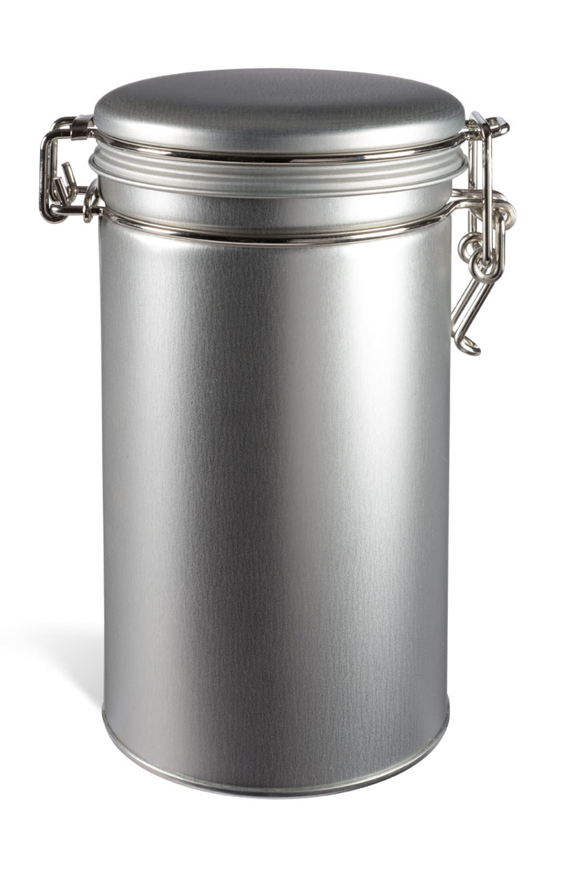 Tall Round Latch Top Storage Tin | Specialty Bottle