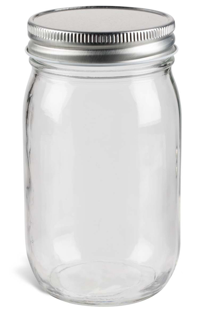 16oz Glass Mason Jar