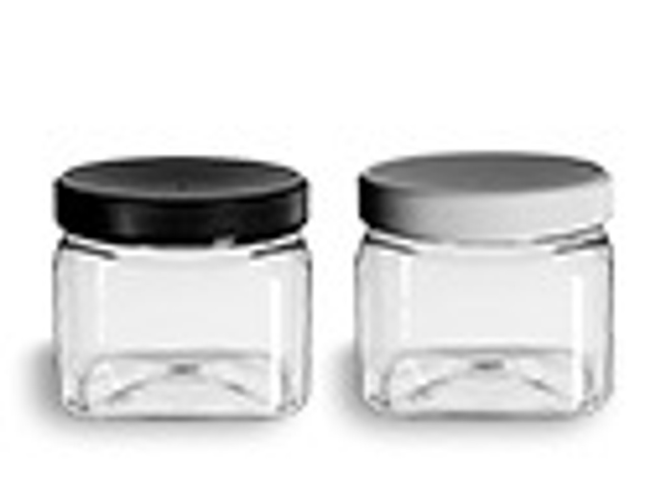 Clear Square Jars