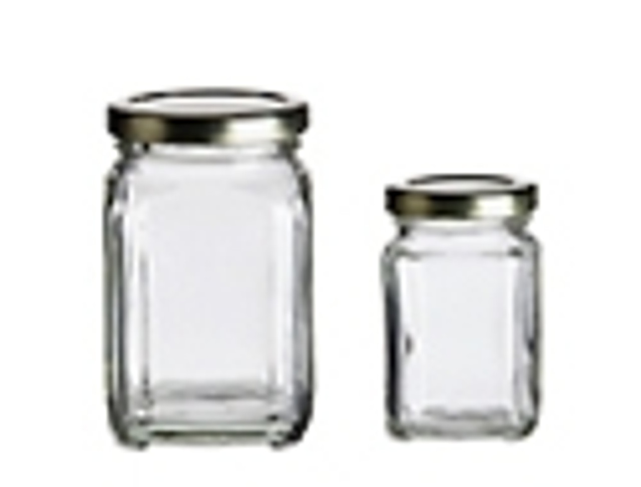 Victorian Square Jars