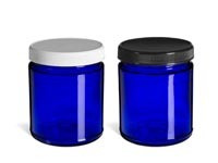 Blue Glass Jars