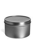 8 oz Deep Tin Container with Slip Cover - TND8