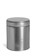 3.4" by 4.2" Wide Tea Tin with Twist Cover - TWS4