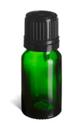 10 ml Green Euro Glass Bottle with Black Dropper Cap - DPG10