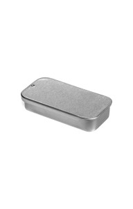 2.01" x 1.05" Rectangular Slider Tin - TSLD1/4 2.01" x 1.05" Rectangular Slider Tin - TSLD1/4
