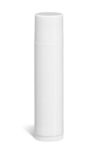 .15 oz White Lip Balm Tube with Cap - TUBE1 .15 oz White Lip Balm Tube with Cap - TUBE1