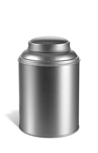 5.4" Round Stackable Tea Tin with Dual Lid - TSTK5