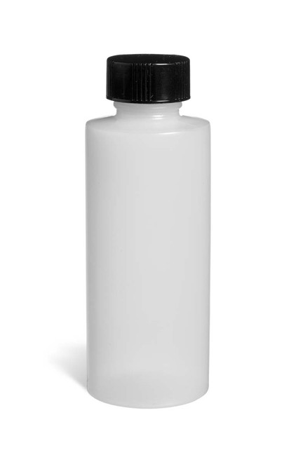 2 oz Natural HDPE Plastic Bottle with Standard Cap - PN2