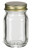 50 ml (1.7 oz) Mayberry Glass Jar with Gold Lid - MB50G