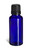 30 ml Cobalt Blue Euro Glass Bottle with Black Dropper Cap - DPB30