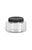 8 oz Clear PET Oval Plastic Jar with Black Lid - PJPC8