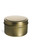 6 oz Gold Deep Tin Container with Slip Cover - TGLD6