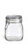 3/4 Liter Bale Square Glass Jar with Swing Top Lid - BALE30