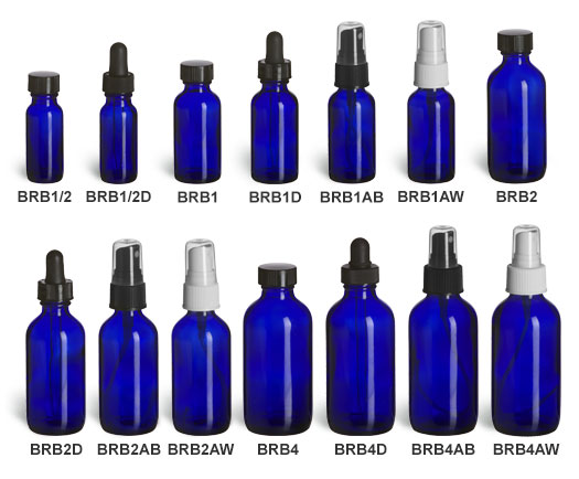 Cobalt Blue Glass Bottles