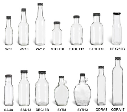 Flask Glass Bottles - Wholesale & Bulk Glass Bottles - Wholesale Glass  Containers