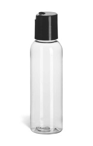 Clear Plastic Bottle w/ Disc Cap, 2 oz | Specialty Bottle