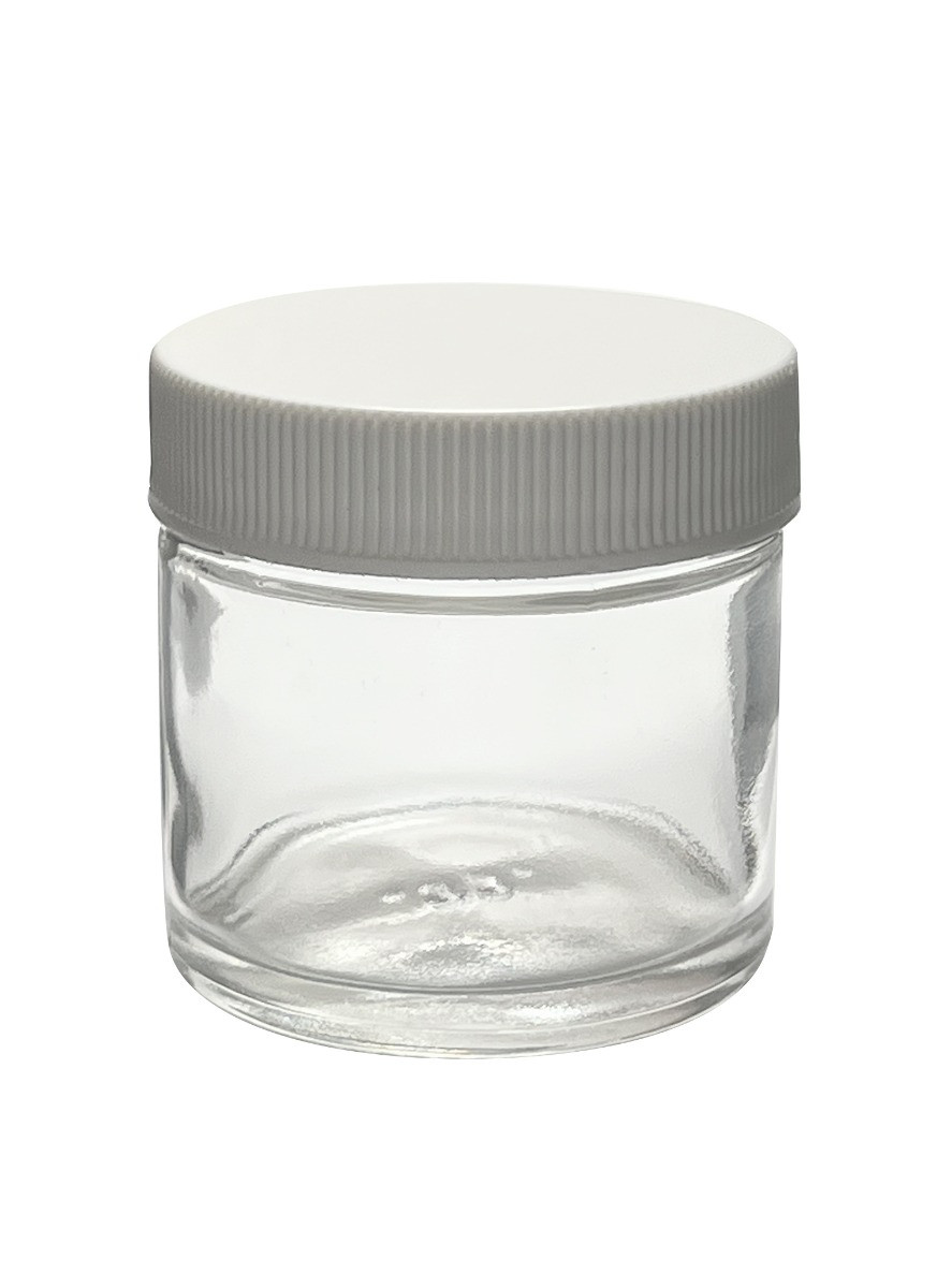 JAR@様 Clear Glass Short Straight Sided Wide Mouth Jars, Assembled with