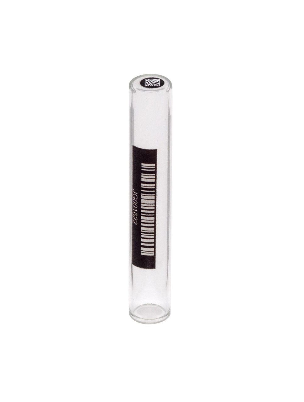 2mL Clear Glass Vial with Bottom & Side Barcode