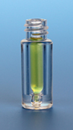 100µL Glass/Clear Plastic (Glastic) Limited Volume Vial