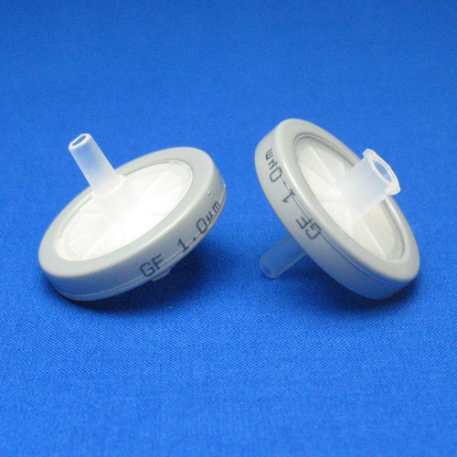 25mm Syringe Filter, Glass Fiber, 1.0µm