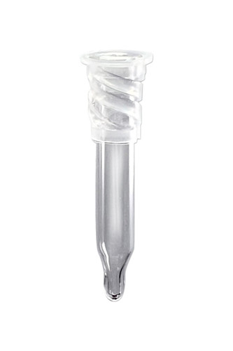 300µL Glass Conical Limited Volume Insert, 6x38mm, Precision-Formed Mandrel Interior, w/Patented Top Spring™