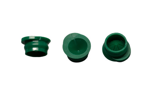 12mm Polyethylene Versa Vial™ Plug Green