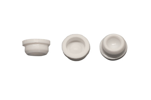 12mm White PTFE/Silicone Versa Vial ™ Plug