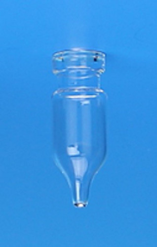 1.1mL Clear Tapered Bottom Large Opening Vial