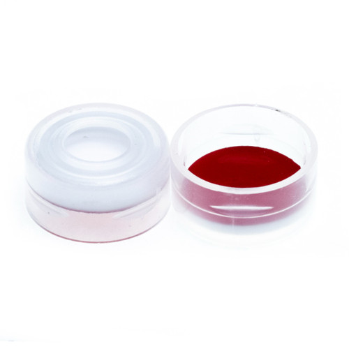 11mm Clear Snap Cap, PTFE/Silicone Lined