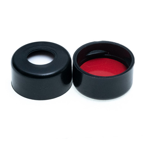 11mm Black Snap Cap, PTFE/Silicone Lined