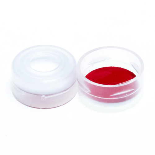 11mm Clear Snap Cap, PTFE/Silicone with Starburst Lined