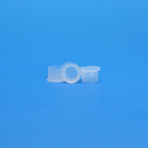 12mm Clear Polyethylene Flat Top Snap Plug