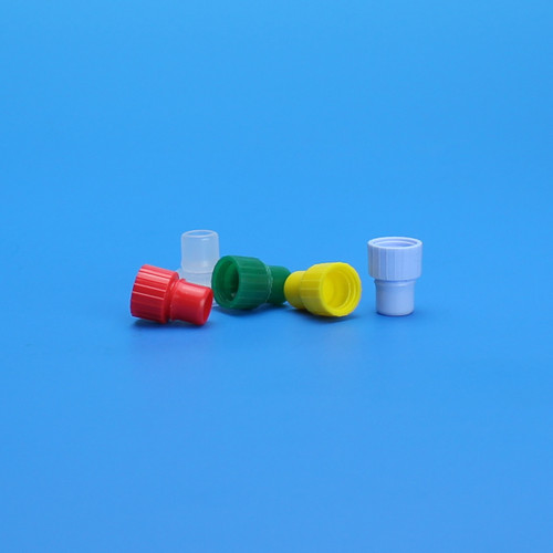 8mm Clear Polyethylene Snap Plug with Starburst