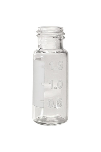 2.0mL Clear Glass R.A.M.™ Vial with Graduation Marking Patch