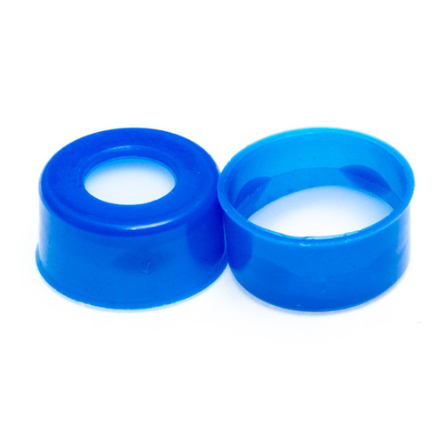 11mm Blue Poly Crimp™ Seal, 10mil PTFE Lined [Patented]