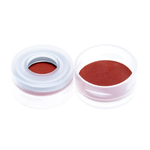 11mm Clear Snap Cap, PTFE/Silicone Lined with Metal O-Ring