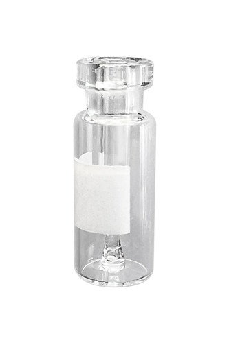 2.0mL LO (Large Opening) Clear Type I Borosilicate Glass Vial, 12x32mm, with White Graduated Spot, 11mm Crimp