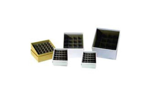 White 3" Cardboard Mini Box with Drain Slots - 3" × 3" × 3"