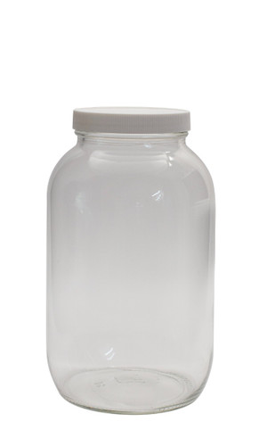 64 oz, 2000mL Tall Straight Sided Wide Mouth Jars