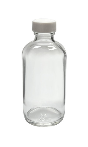4 oz Clear Boston Round Bottles
