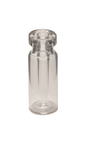 100uL Clear Interlocked 8-425mm Threaded 12x32mm Glass Vial