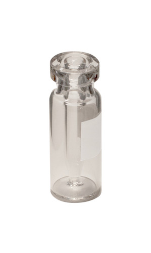 100uL Clear Interlocked 8-425mm Threaded 12x32mm Glass Vial