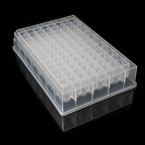 96 Shallow Square Well, 1mL/well Polypropylene Microplate