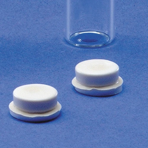 Molded Tan PTFE/Silicone Plug - Single Plug for Vials in Multi-Tier MTP System