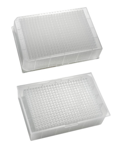 384-Square Well, 300µL/well, 30mm High, Polypropylene Microplate