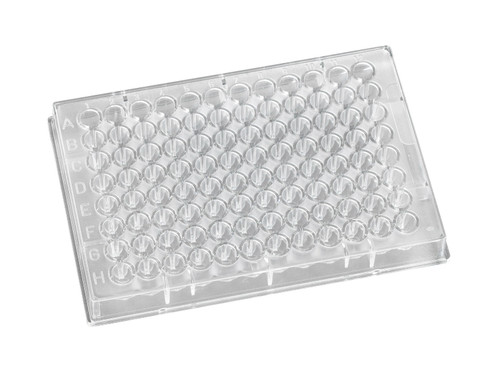 Sterile-96 well 350uL Polystyrene, Clear Flat Bottom, Tissue Culture Treated, w/lid, individually wrapped