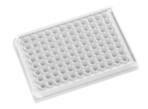 Krystal Glass Bottom Imaging, 96-well White Microplate, With Lid Individually packed