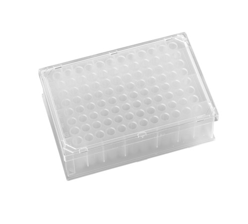 Growth Plate, 96 1ml round well, polypropylene with lid, sterile, inner pack 5
