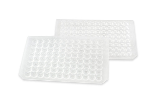 96 Round Well (7mm Diameter Plug) Clear Sealing Mat with Premium Silicone